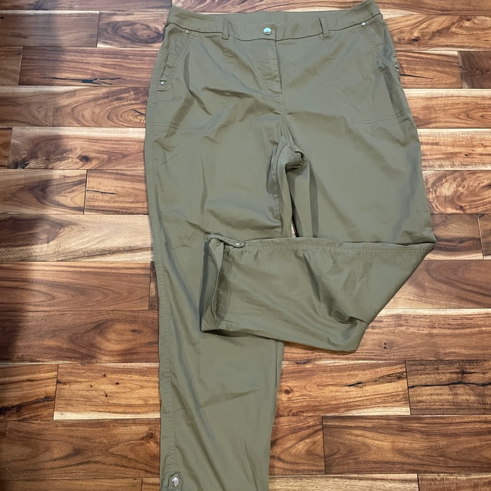 Chico’s utility pants. Light, khaki color, new